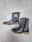 bottes hip fille noir/argent avec une étoile - Taille 32 Réf: C0245