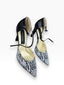Chaussures à talon Linea Raffaelli Noir Blanc Python - 39.5