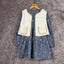 Robe 2 en 1 Ikks bleu gris - 6 ans / 116 cm Réf: 698