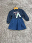 Robe avec Pull fille Ikks bleu marine - 2 ans / 86cm Réf: 662 - Sell4Me