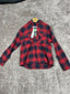 Surchemise carreaux Ikks rouge et noir - 8 ans / 128 cm Réf: 645 - Sell4Me