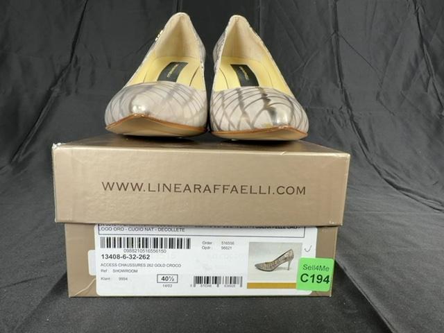 Escarpins Linea Raffaelli Or Argenté - 40.5 Réf: C194