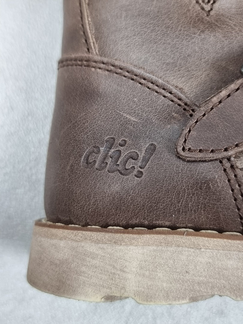 Bottes enfant Clic! marron - Pointure 23 C012