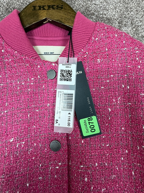 Blouson Aviateur Ikks Fuchsia - 8 Ans