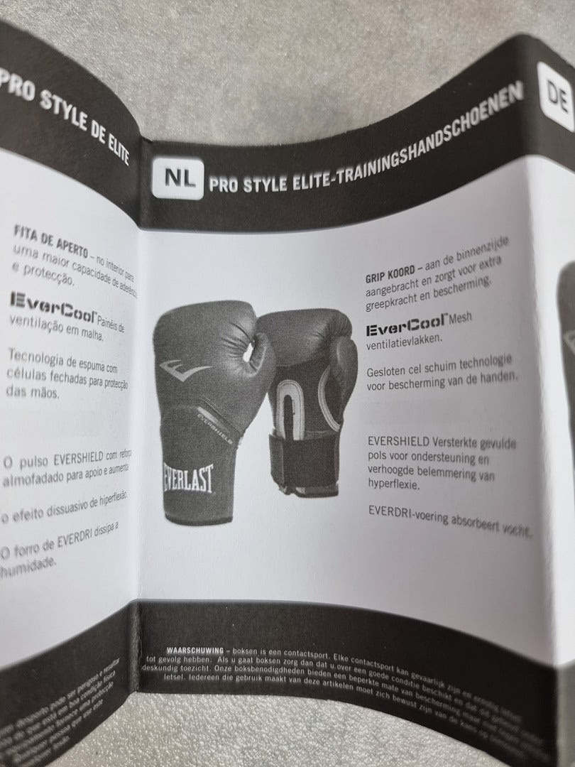 Gants de boxe Everlast Pro Style Elite Rose 10 oz