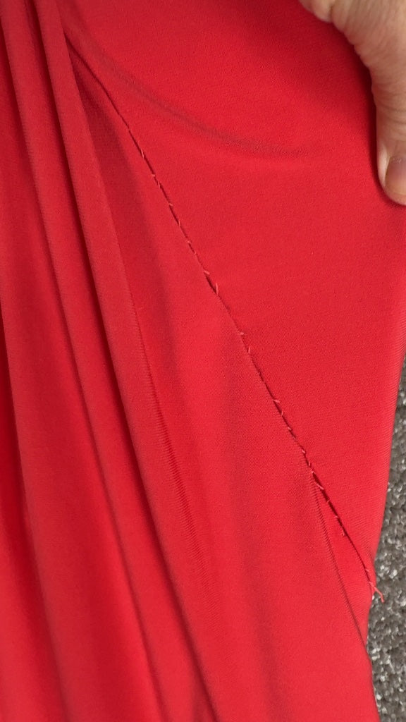 Robe de soirée Linea Raffaelli rouge - 36 Réf: 0372