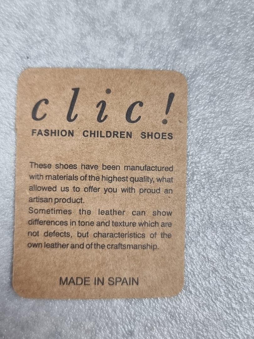Bottines fiille Clic! noir étoiles - Taille 30 Réf: C241