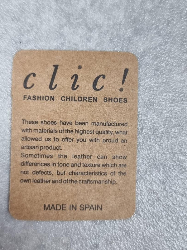 Bottines fiille Clic! noir étoiles - Taille 30 Réf: C241