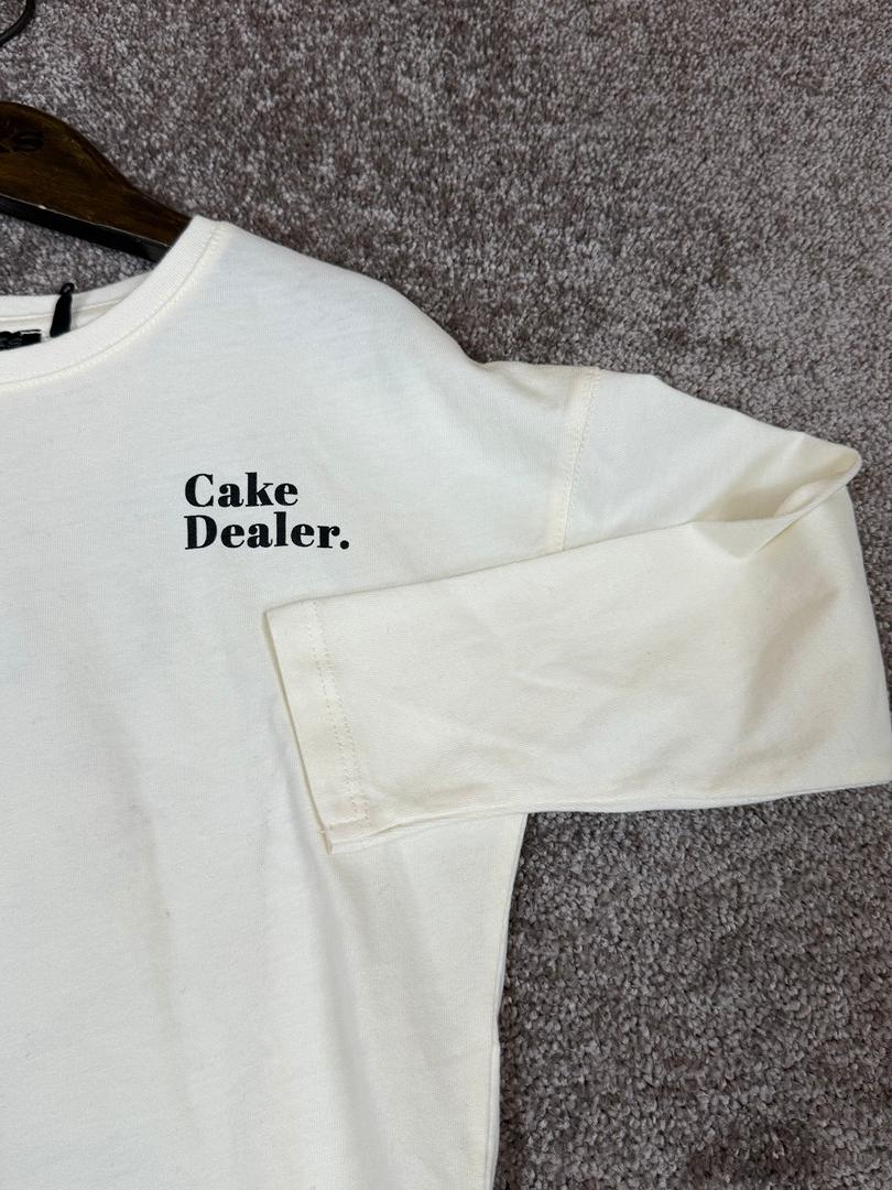 Tee-shirt Sous-pull Ikks écru imprimé gâteau - 6 ans