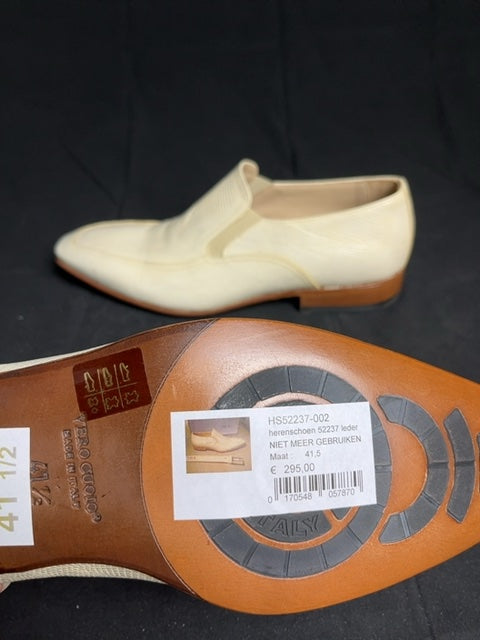 Mocassins Archetti Crème - 41.5 Réf: C116