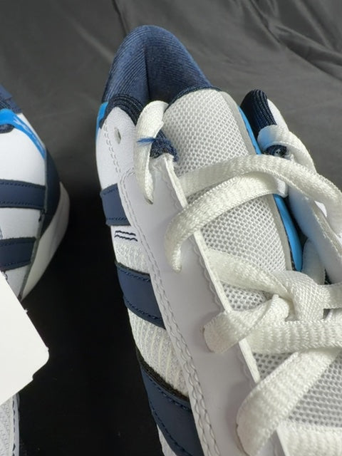 Chaussures de football Adidas Blanc/bleu - 42.5 Réf: C222
