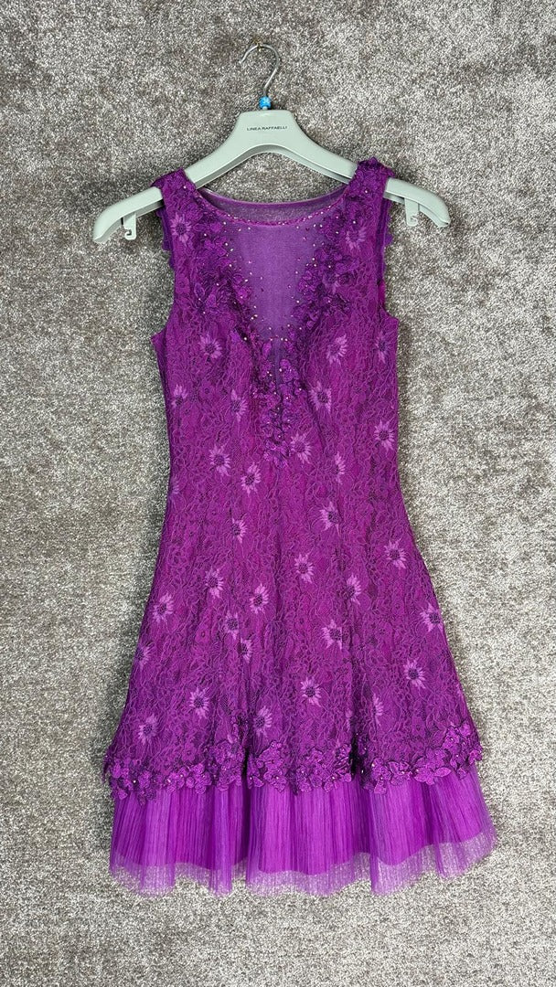 Robe de soirée Linea Raffaelli violet - 36 Réf: 265 Image secondaire du produit
