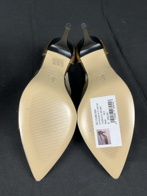 Escarpins Linea Raffaelli Doré - 38.5 Réf: C158