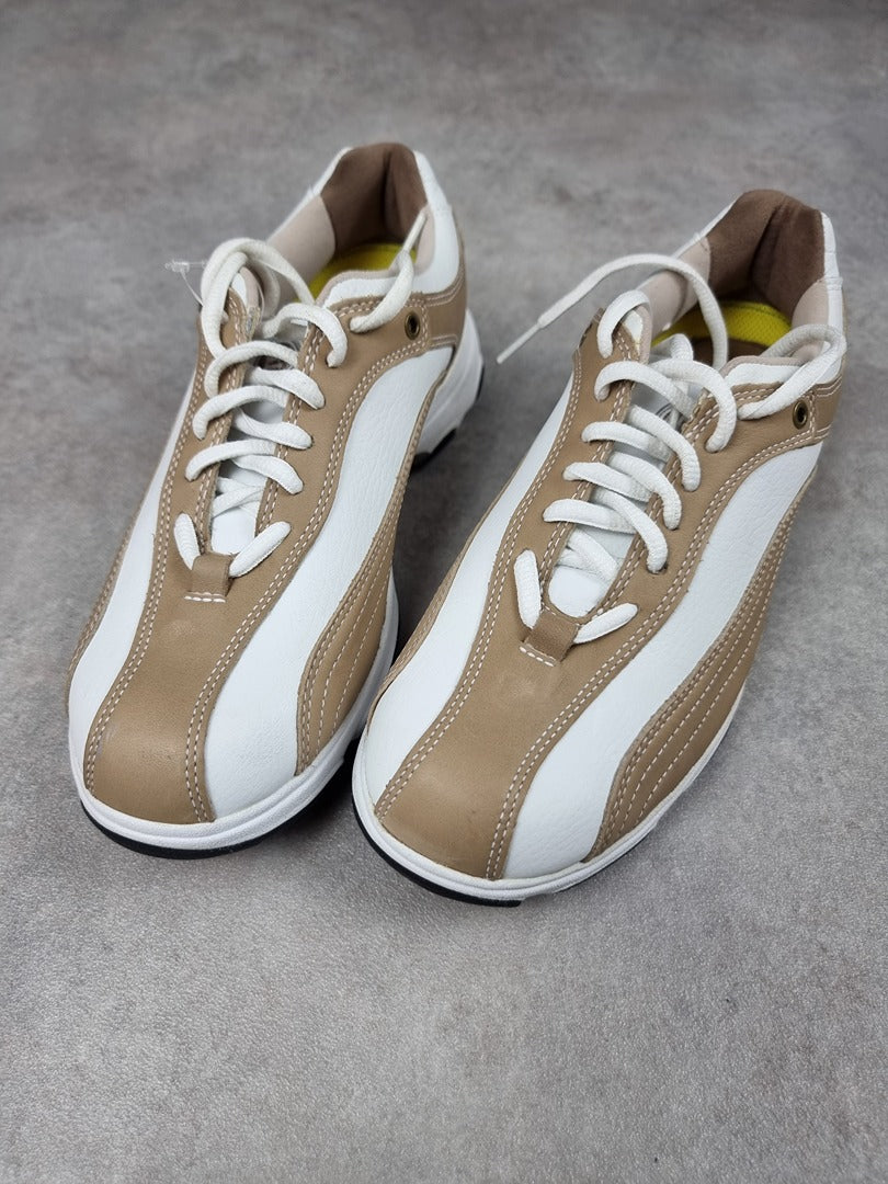 Chaussures de golf Etonic blanc marron - Pointure 37.5 C038