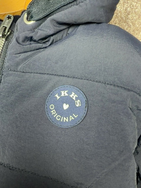 Doudoune Ikks bleue réversible déperlante - 12 mois / 74cm Réf: 0623