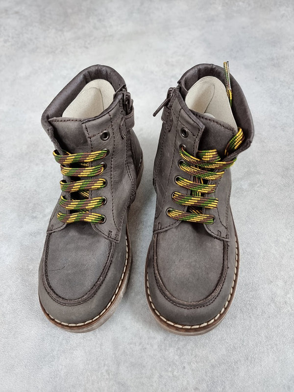 Bottines garçon en cuir clic! marron - Taille 29 C240