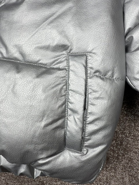 Doudoune fille Ikks argent déperlante - 3 ans / 98 cm Réf: 0444