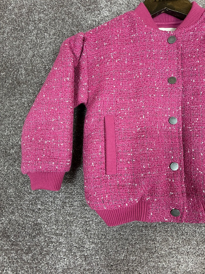 Blouson Aviateur Ikks Fuchsia - 8 Ans