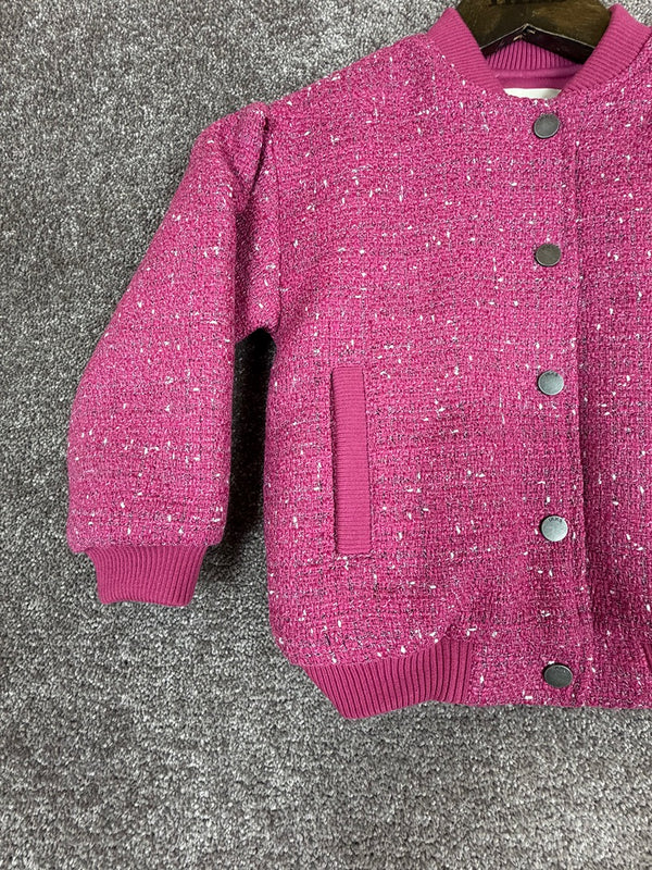 Blouson Aviateur Ikks Fuchsia - 8 Ans