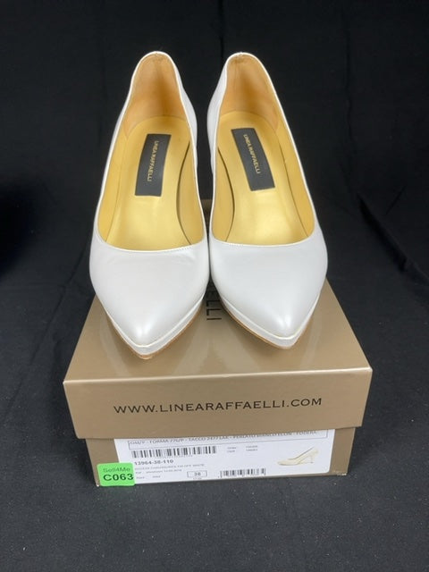 Escarpins Linea Raffaelli Blanc - 38 Réf: C063