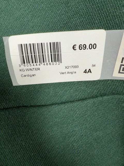 Gilet zippé à capuche Ikks vert - 4a / 104cm Réf: 603