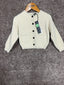 Gilet cardigan Ikks ecru - 2 ans 86 cm Réf: 620