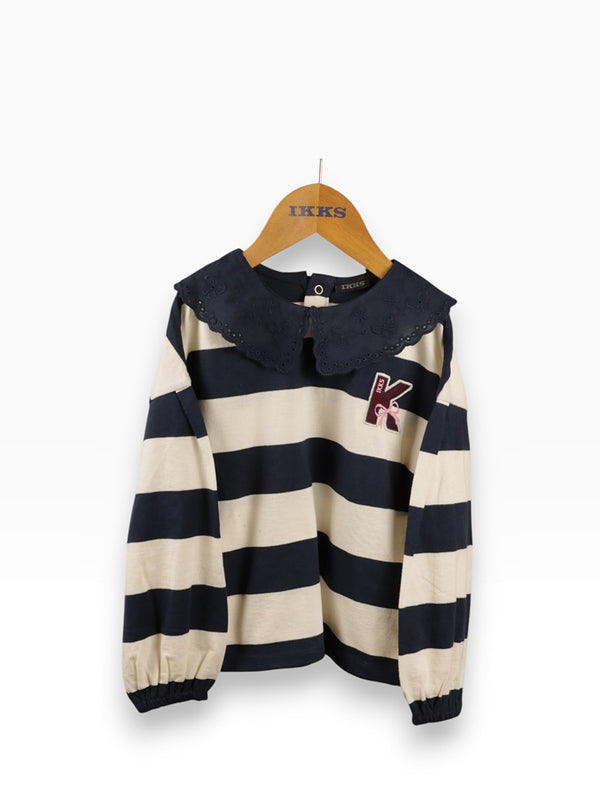 Tee-shirt manches longues Ikks marine - 10 ans Réf: 054