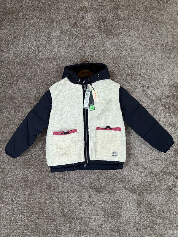 Doudoune Ikks Marine Et Blanc - 5 Ans Réf: 0117