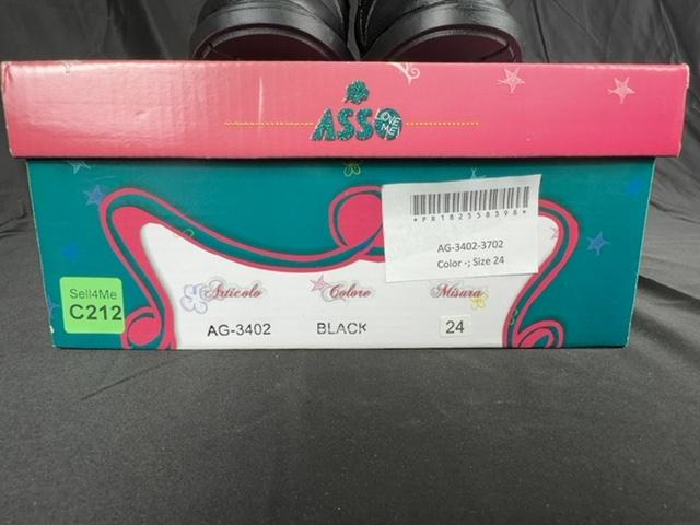 Bottes mi-mollet Asso noir - 24 Réf: C212