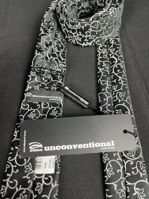 Cravate Unconventional Noir - Taille unique Réf: 0381