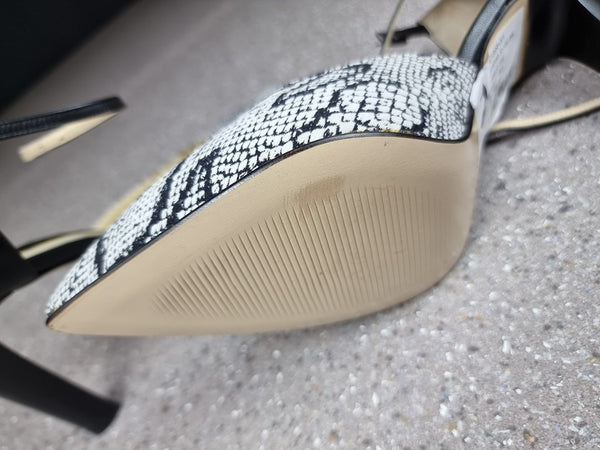 Chaussures à talon Linea Raffaelli Noir Blanc Python - 39.5