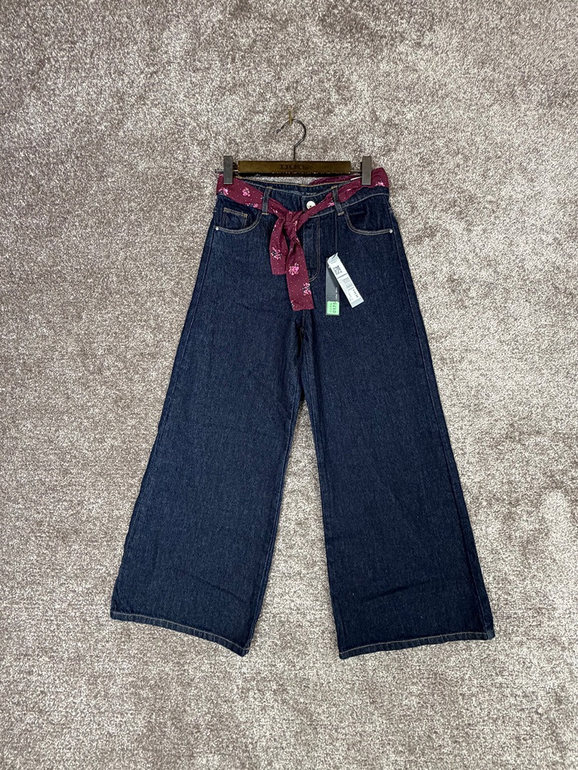 Jeans large Ikks bleu marine - 10a Réf: 175