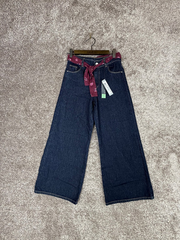 Jeans large Ikks bleu marine - 10a Réf: 175