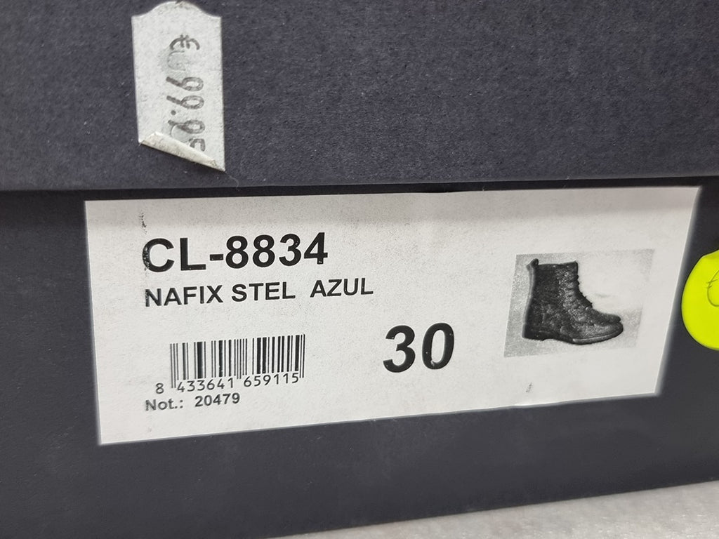 Bottines fiille Clic! noir étoiles - Taille 30 Réf: C241