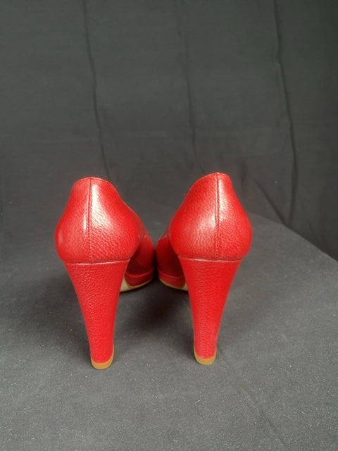 Escarpins Linea Raffaelli Rouge - 38.5 Réf: C142