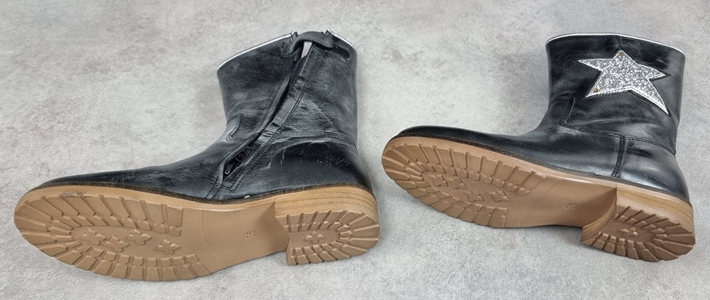 Bottes filles Hip noir étoile 36 Réf: C0247