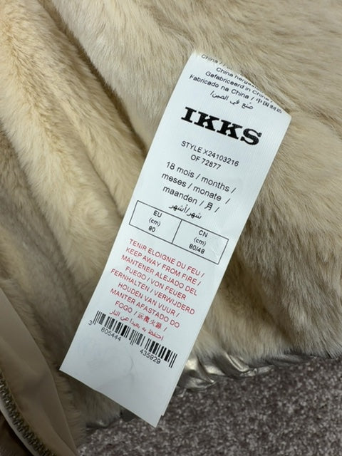 Doudoune Ikks beige/doré - 18m Réf: 0445