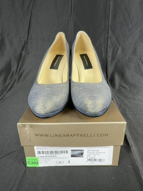 Escarpins Linea Raffaelli Bleu - 40 Réf: C202