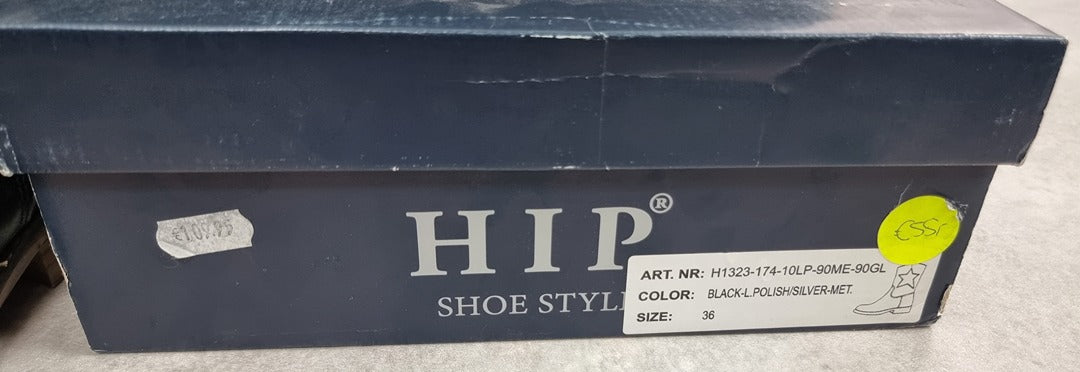 Bottes filles Hip noir étoile 36 Réf: C0247