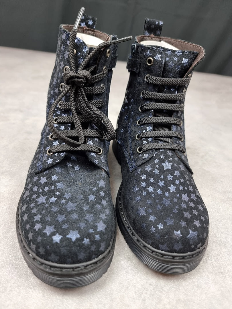 Bottines fiille Clic! noir étoiles - Taille 30 Réf: C241