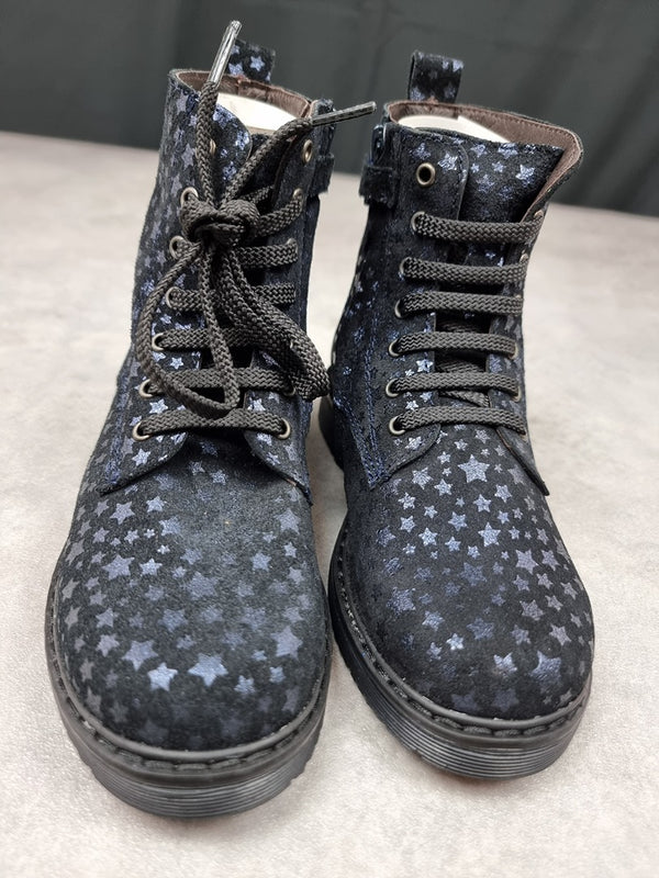 Bottines fiille Clic! noir étoiles - Taille 30 Réf: C241