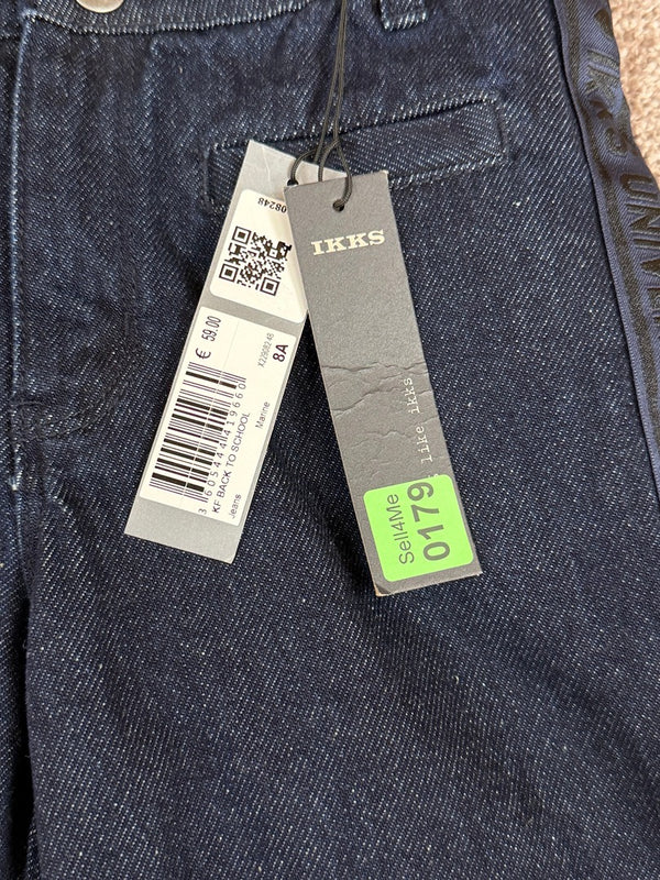 Jean large Ikks bleu - 8a Réf: 179