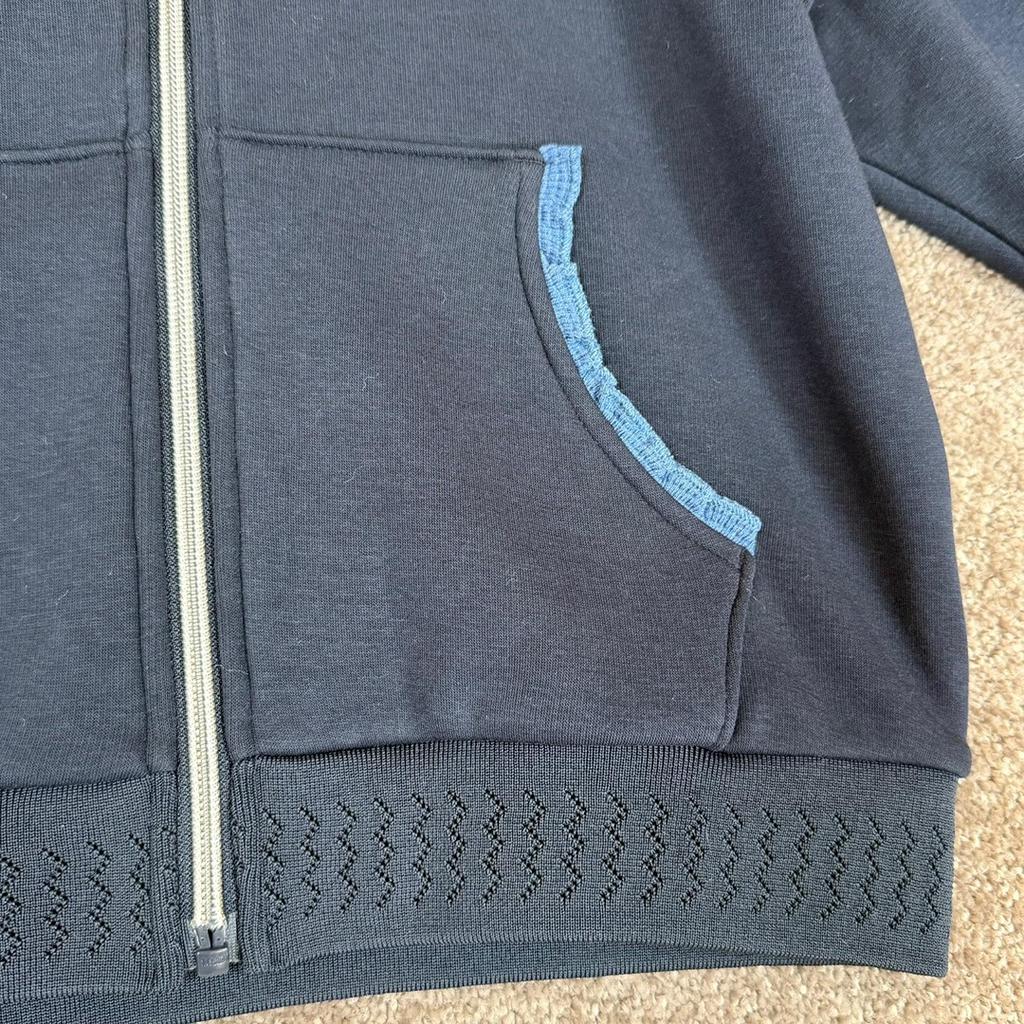 Cardigan à capuche zippé Ikks marine fille - 10 ans Réfd:025