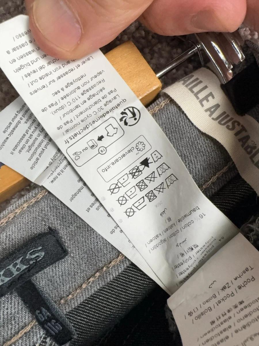 Jean Slim Ikks Gris Avec Ceinture - 6 Ans Réf: 0343