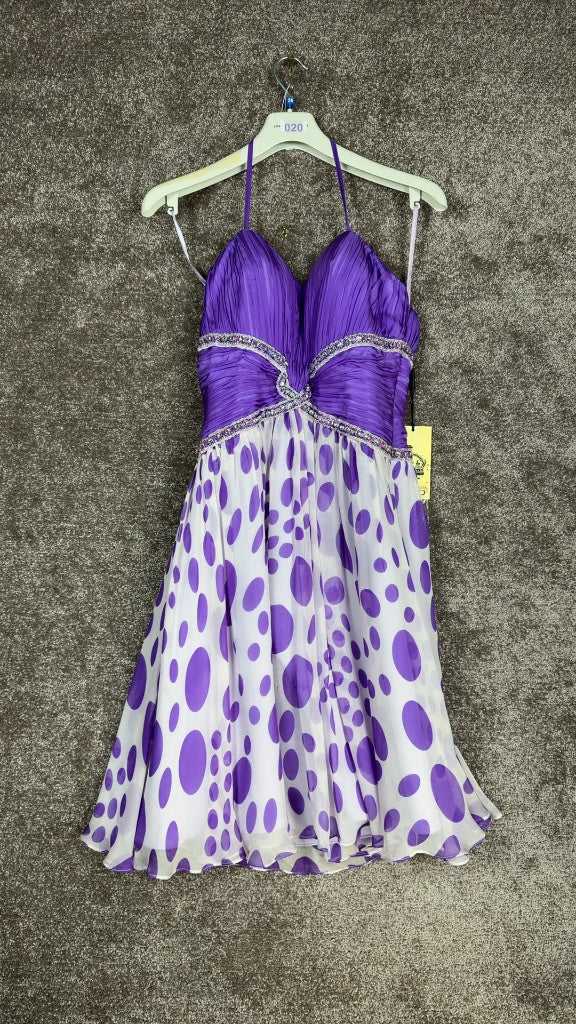 Robe de soirée Linea Raffaelli violet - 38 Réf: 0377