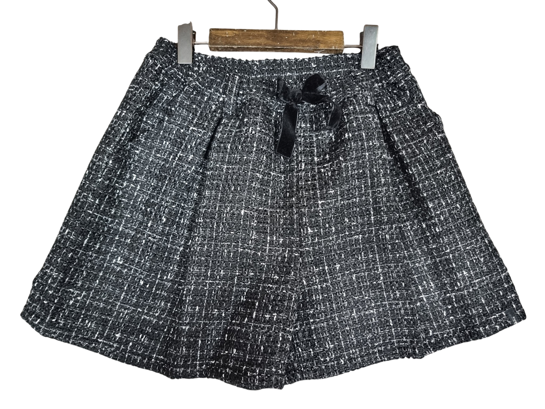 Short bermuda Ikks noir tweed - 10 ans Image principale du produit