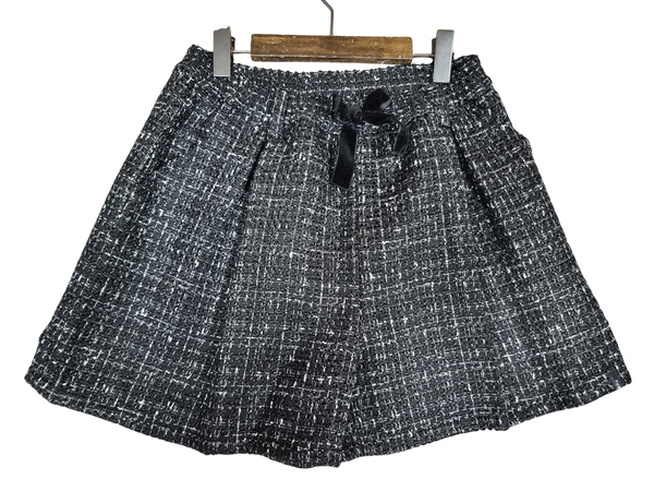 Short bermuda Ikks noir tweed - 10 ans