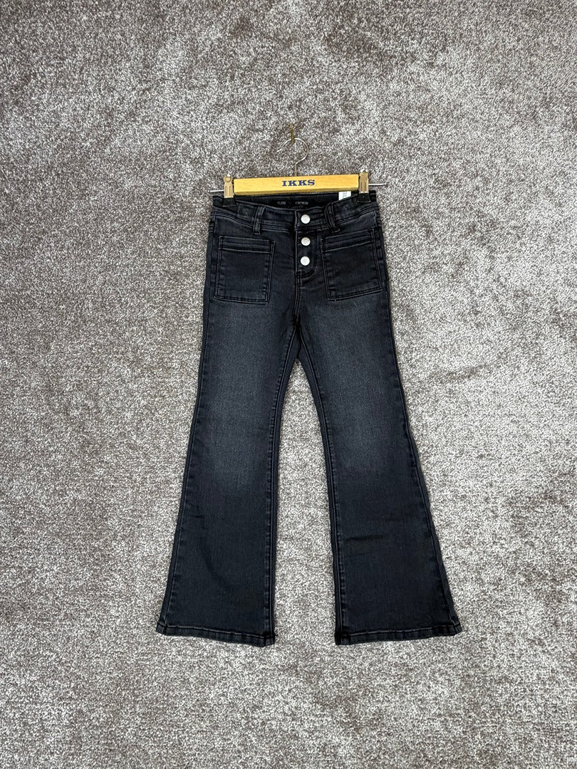 Jean flare fille Ikks noir - 8 ans Réf: 170