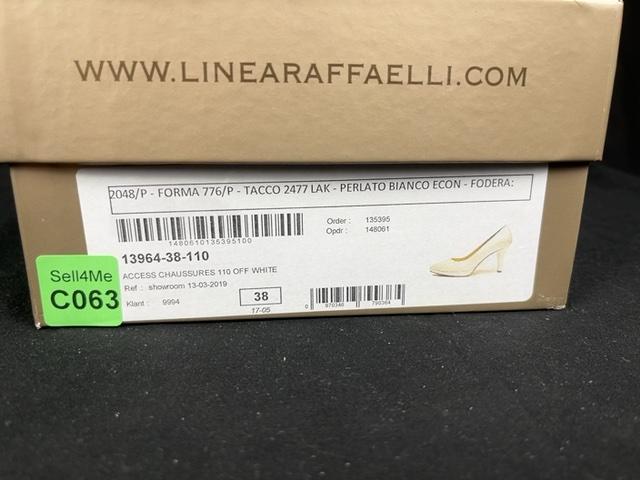 Escarpins Linea Raffaelli Blanc - 38 Réf: C063