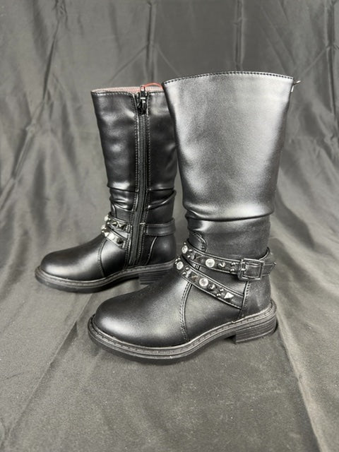Bottes mi-mollet Asso noir - 24 Réf: C212